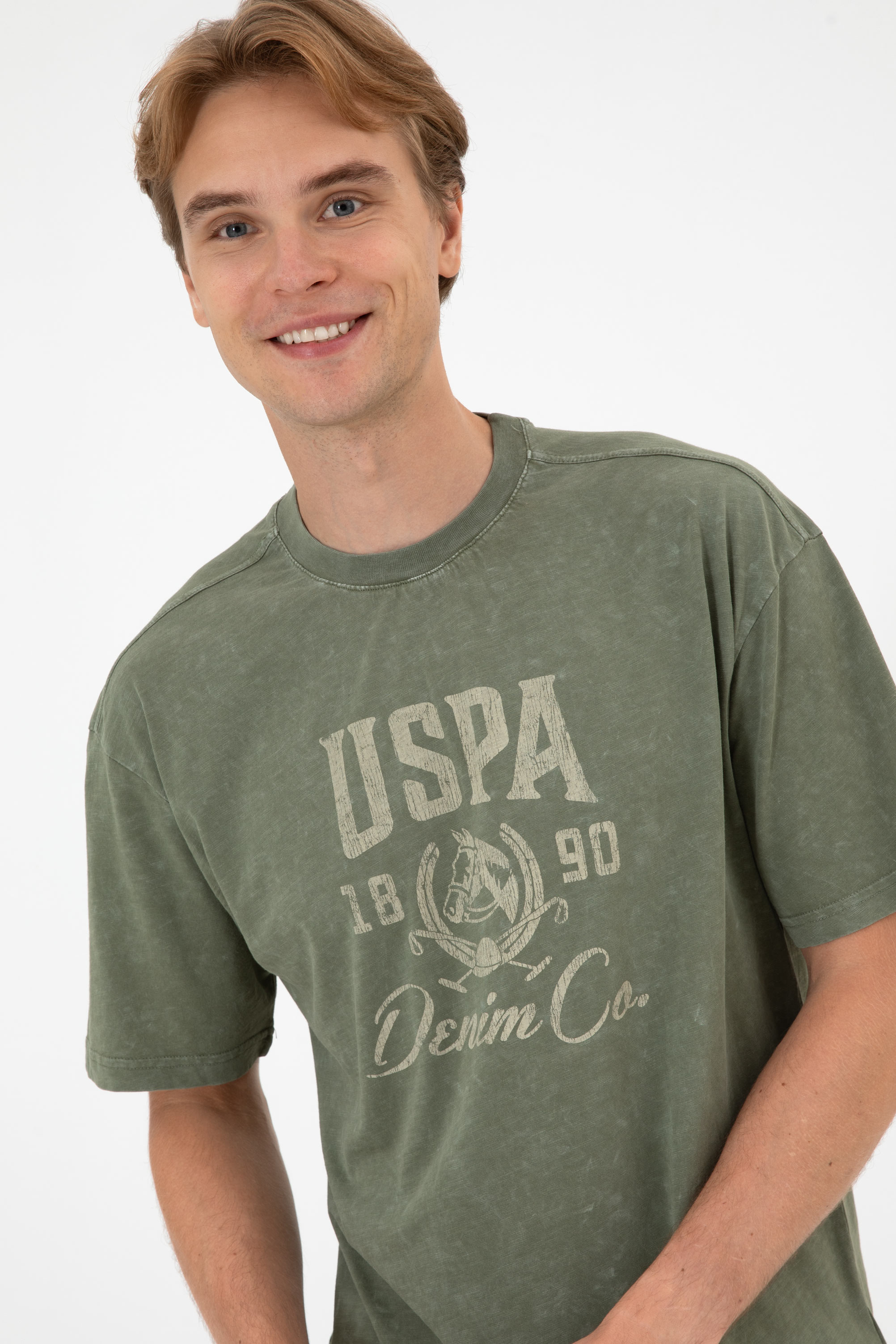 تی شرت یقه گرد ریلکس مردانه یو اس پولو | U.S. Polo Assn. - تصویر 2