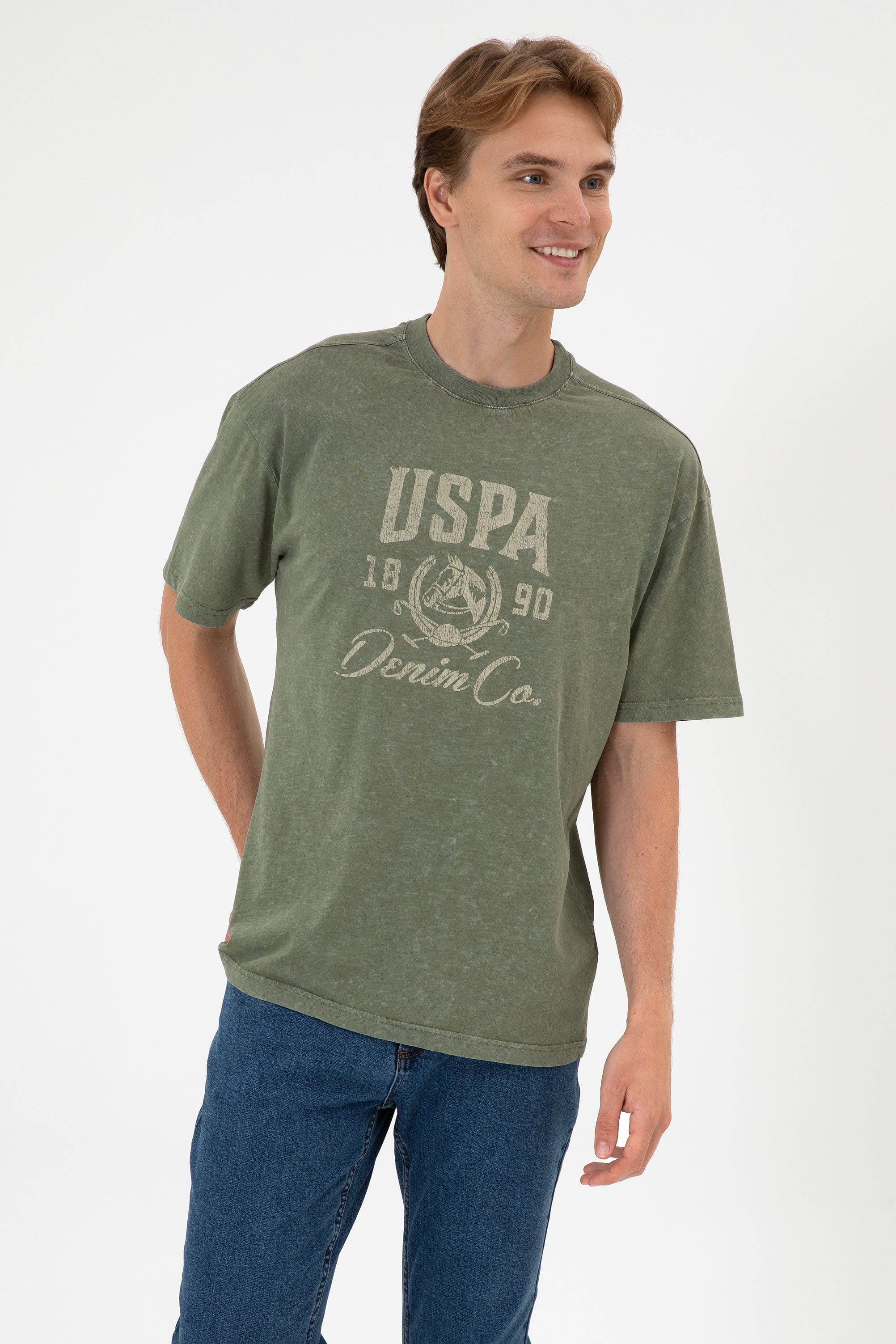 تی شرت یقه گرد ریلکس مردانه یو اس پولو | U.S. Polo Assn. - تصویر 3
