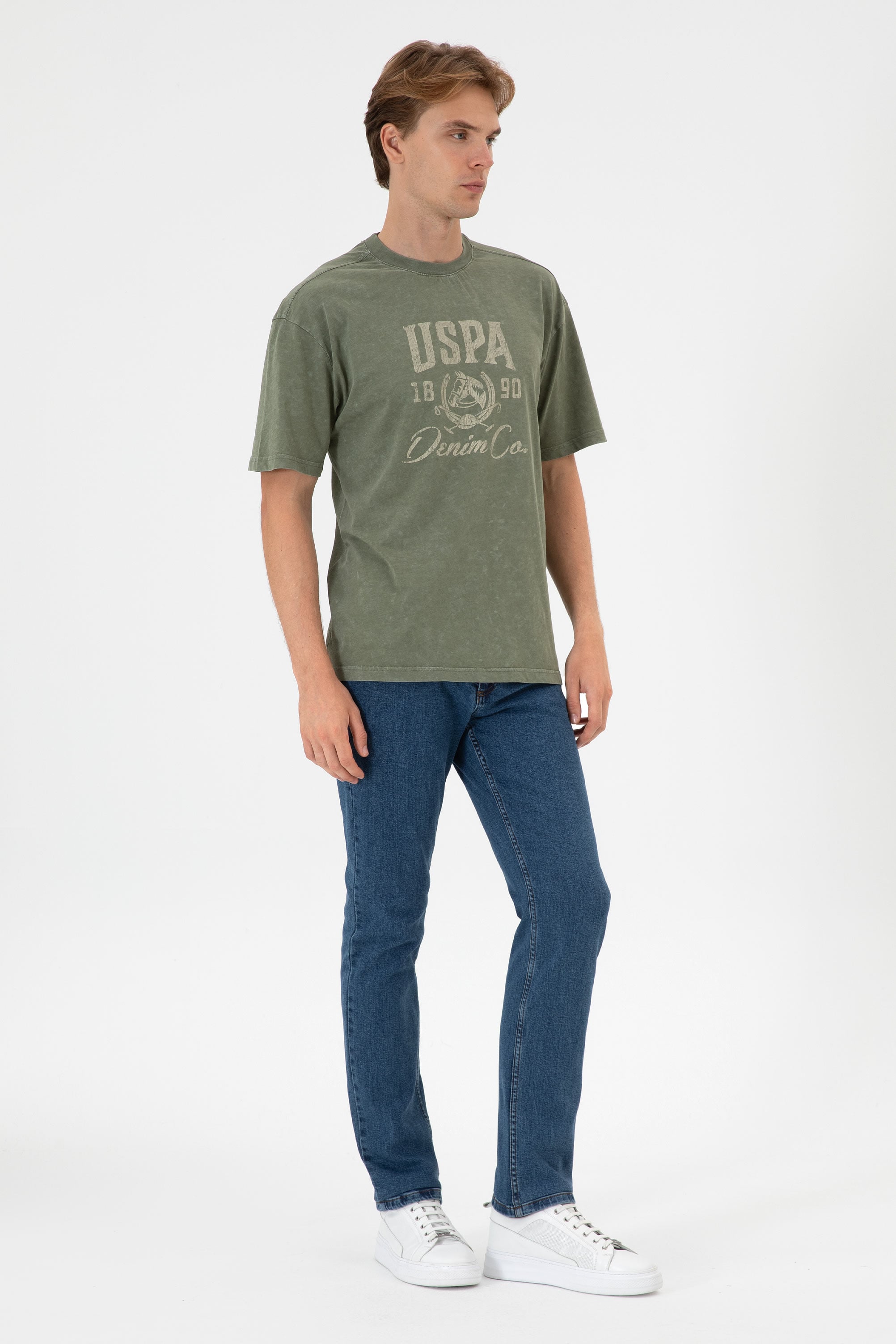 تی شرت یقه گرد ریلکس مردانه یو اس پولو | U.S. Polo Assn. - تصویر 4