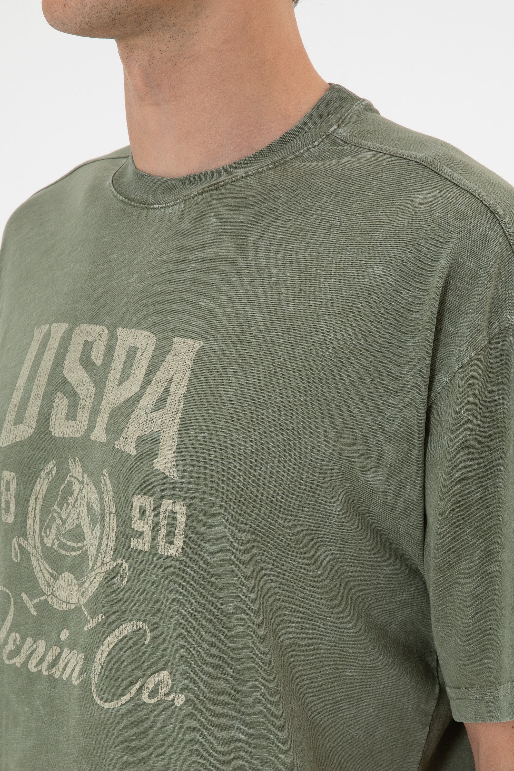 تی شرت یقه گرد ریلکس مردانه یو اس پولو | U.S. Polo Assn. - تصویر 7