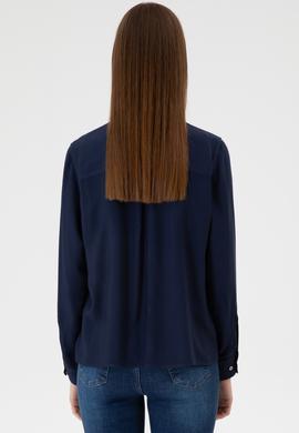 Kadın Lacivert Uzun Kollu Gömlek - 50316412005