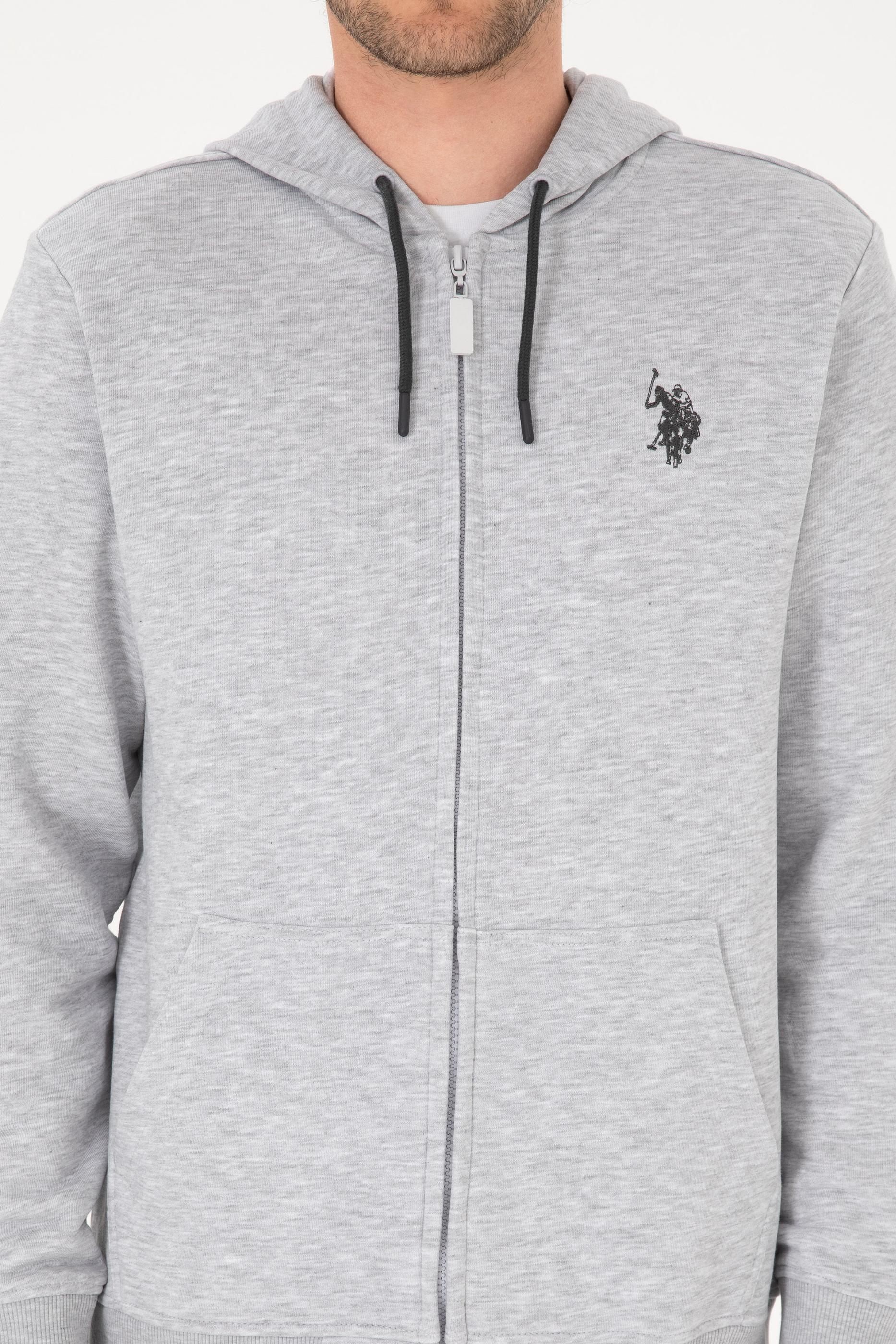 Erkek Regular Fit Açık Gri Örme Hırka