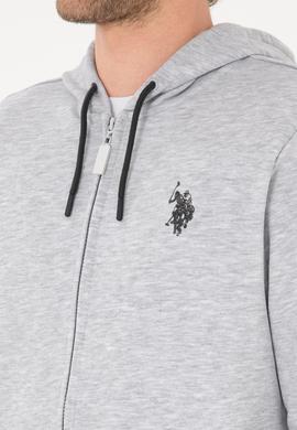 Erkek Regular Fit Açık Gri Örme Hırka - 50313748140