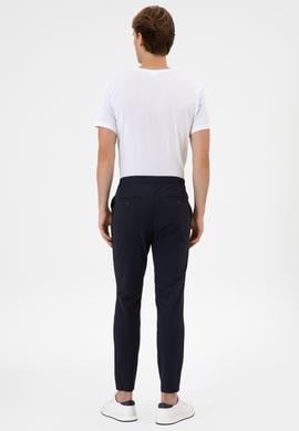 Erkek Lacivert Kanvas Pantolon - 50308040099