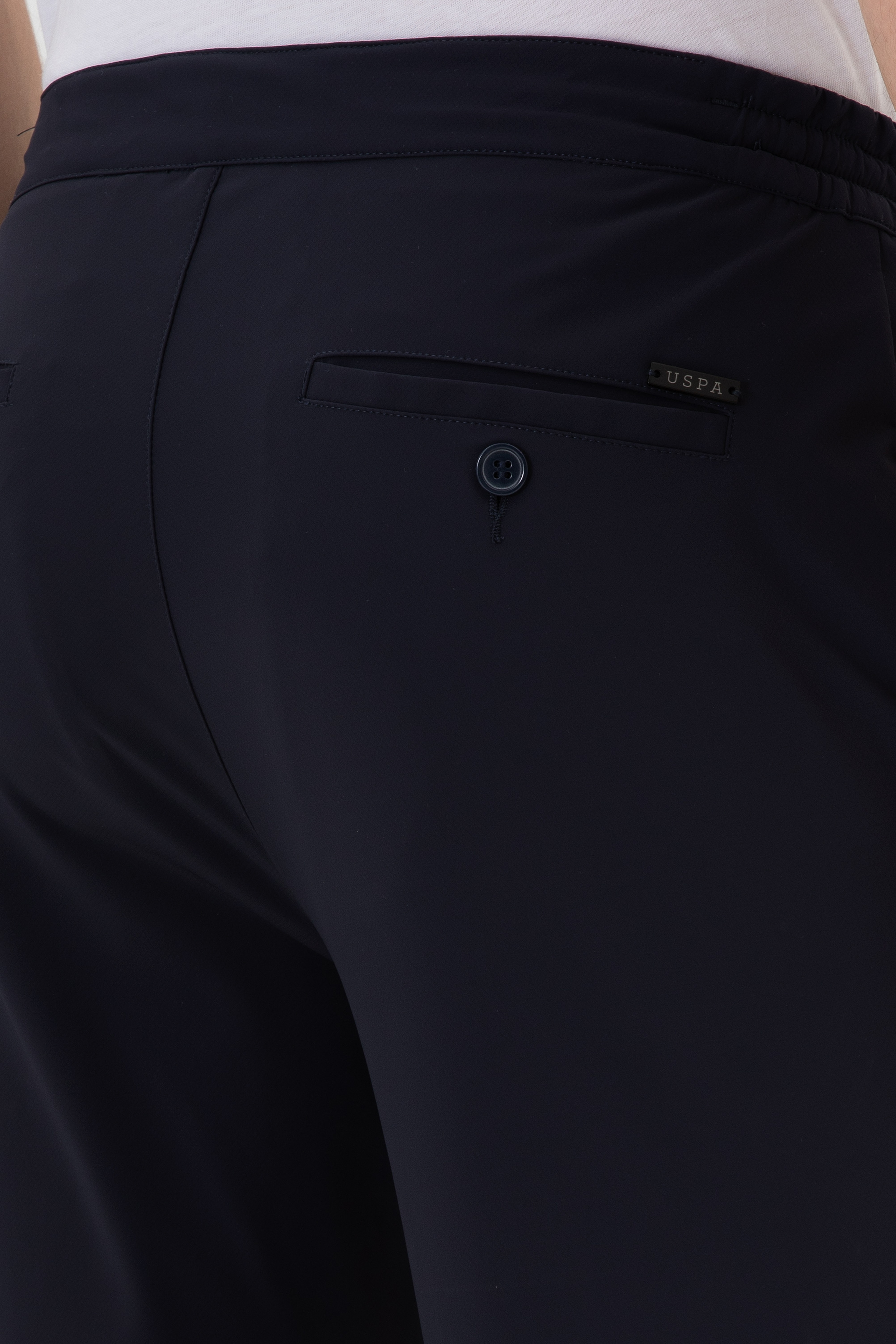 Erkek Body Fit Lacivert Kanvas Pantolon