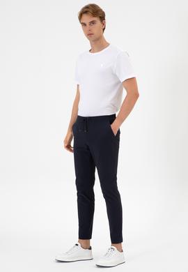 Erkek Lacivert Kanvas Pantolon - 50308040099