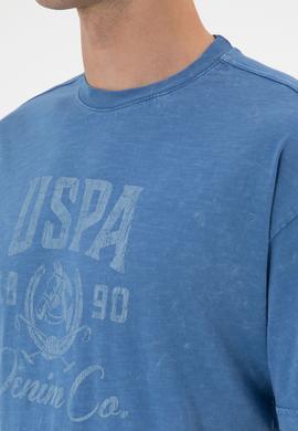 Erkek İndigo Tişört - 50300228028