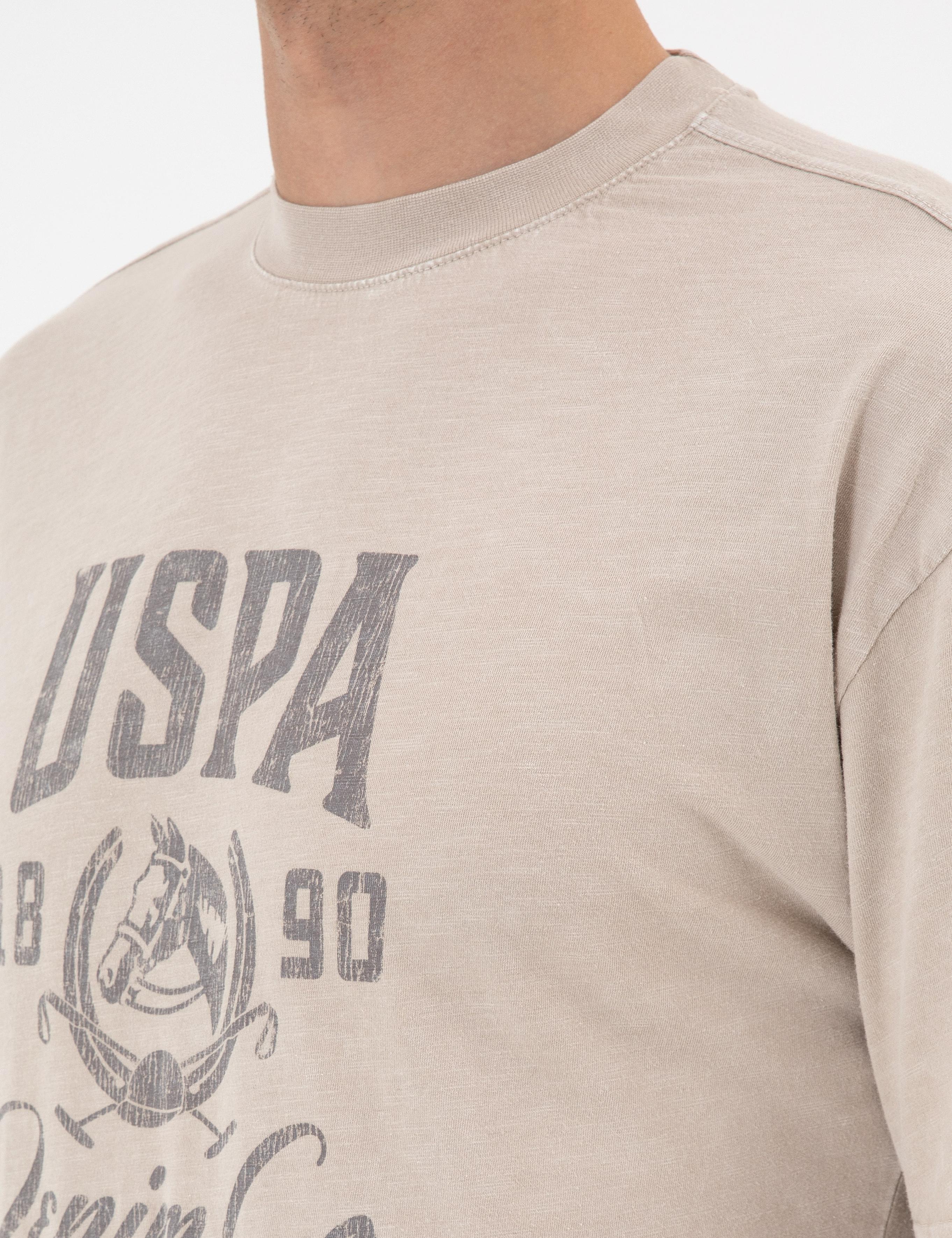 تی شرت یقه گرد ریلکس مردانه یو اس پولو | U.S. Polo Assn. - تصویر 7