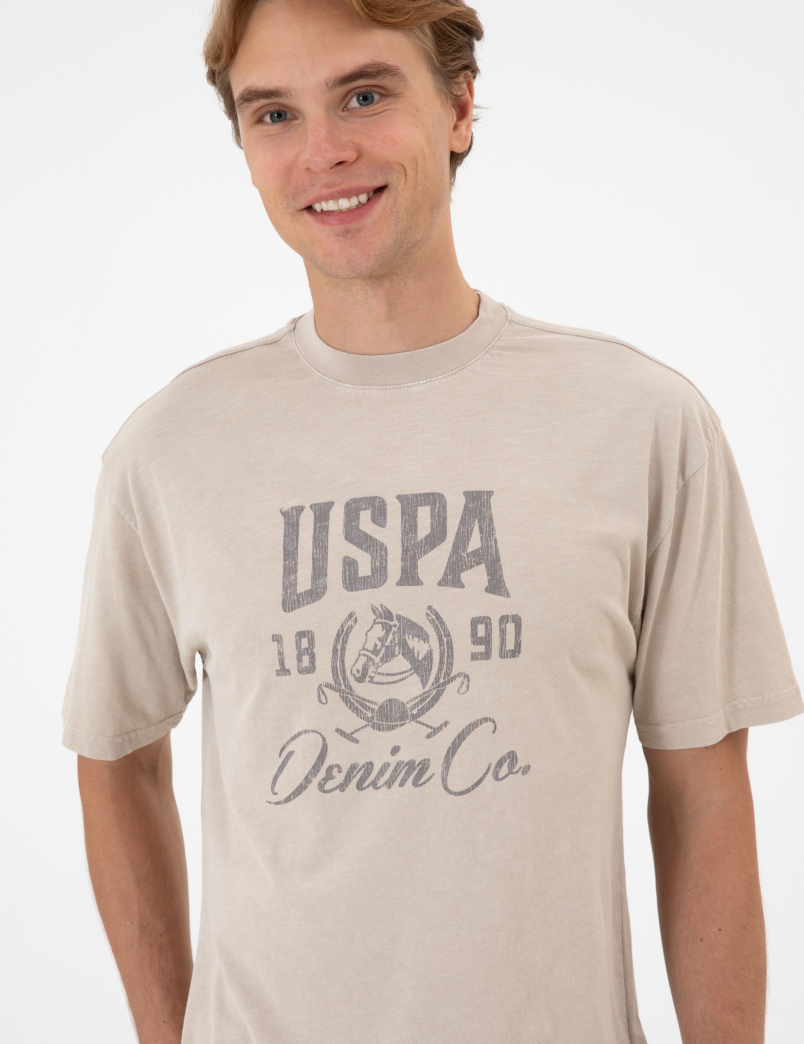 تی شرت یقه گرد ریلکس مردانه یو اس پولو | U.S. Polo Assn. - تصویر 2