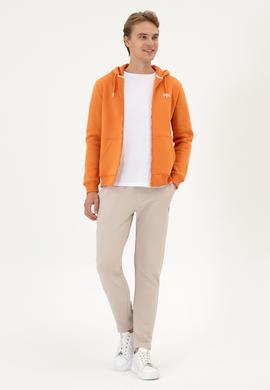 Erkek Regular Fit Bakır Şardonlu Örme Hırka - 50313755150