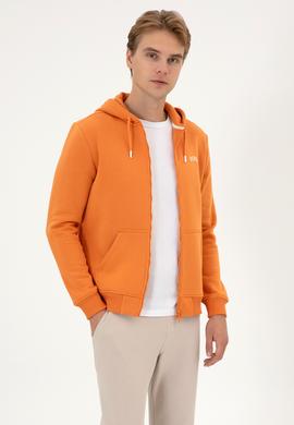 Erkek Regular Fit Bakır Şardonlu Örme Hırka - 50313755150