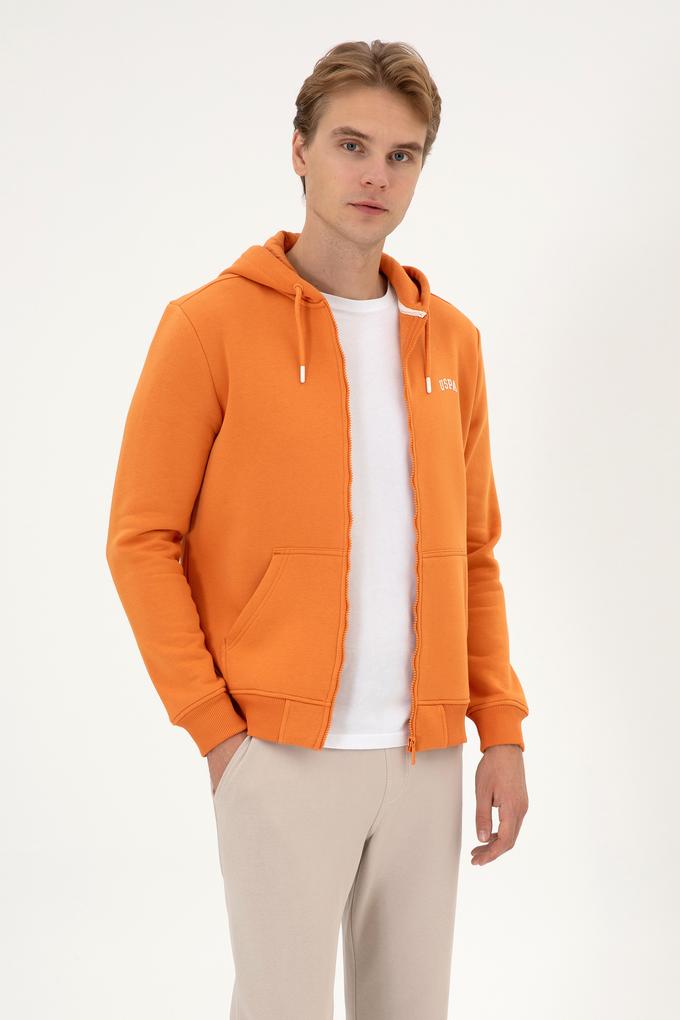 Erkek Regular Fit Bakır Şardonlu Örme Hırka