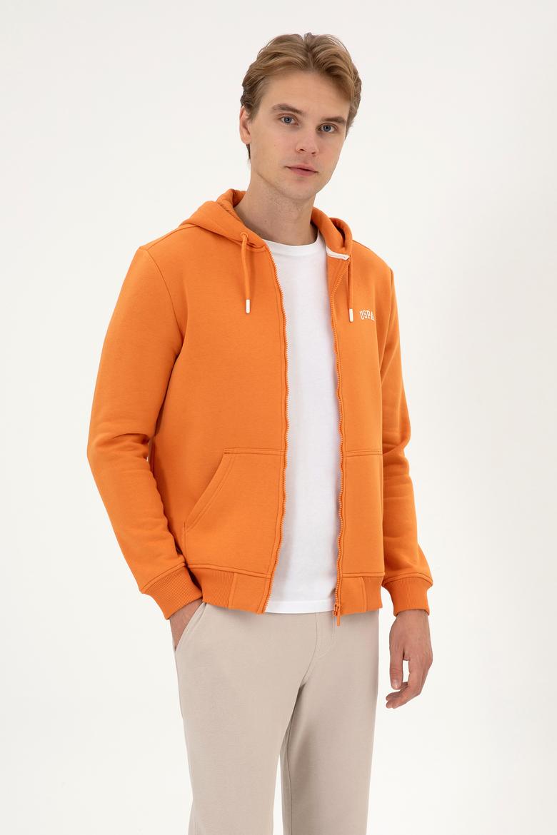 Erkek Regular Fit Bakır Şardonlu Örme Hırka