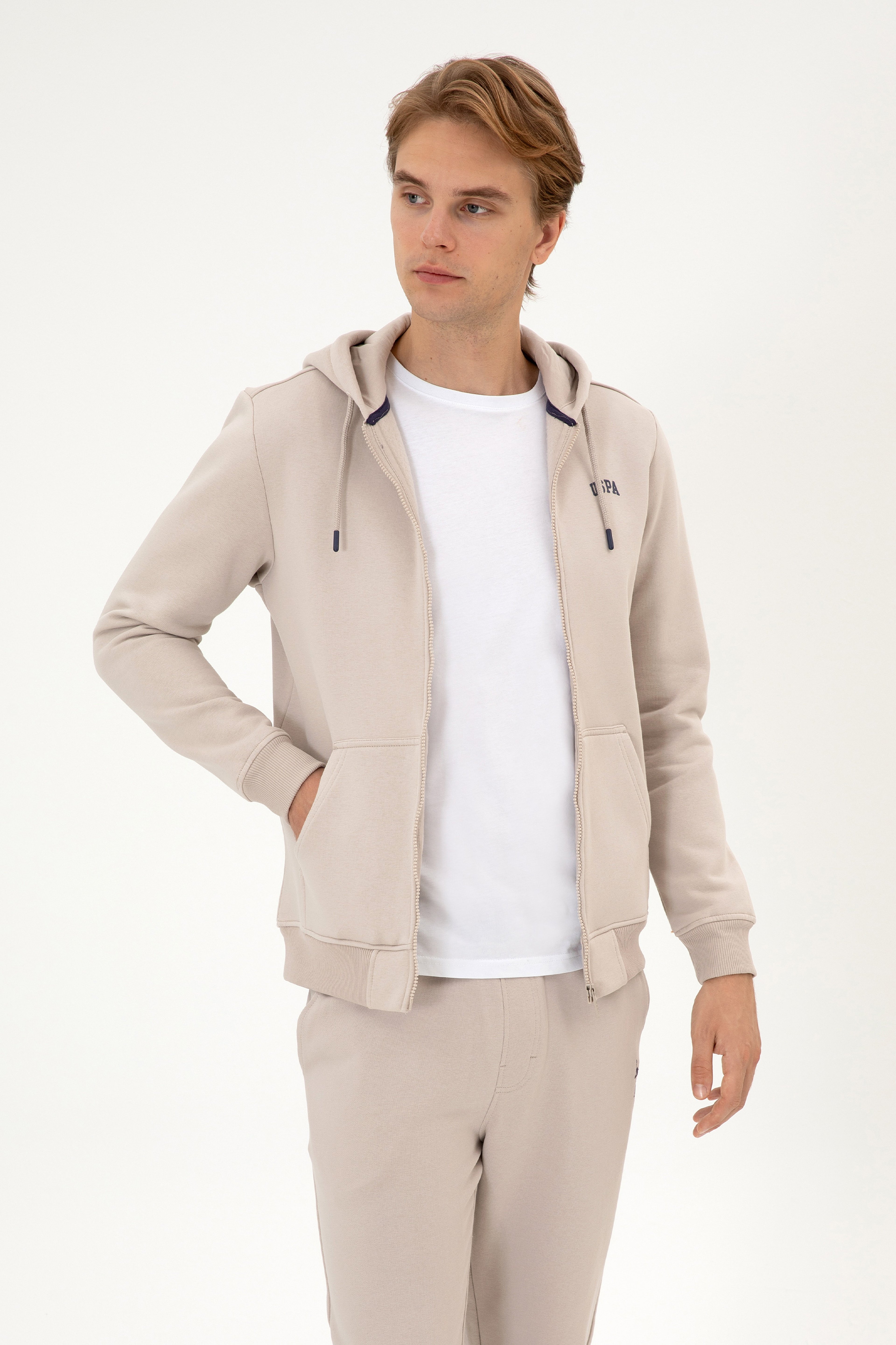 Erkek Regular Fit Taş Şardonlu Örme Hırka - Image 3