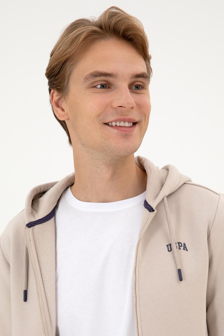 Erkek Regular Fit Taş Şardonlu Örme Hırka - 50313755139