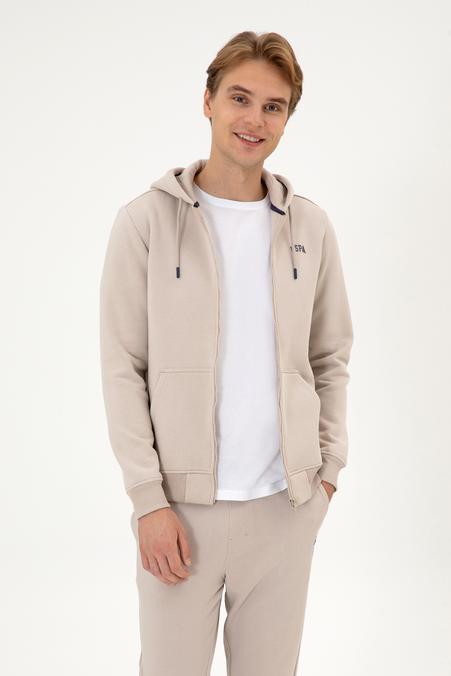 Erkek Regular Fit Taş Şardonlu Örme Hırka