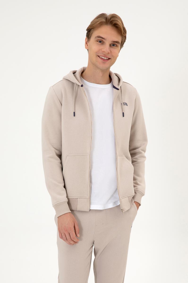 Erkek Regular Fit Taş Şardonlu Örme Hırka