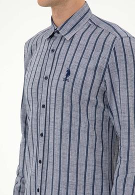 Erkek Lacivert Uzun Kollu Gömlek - 50316563008