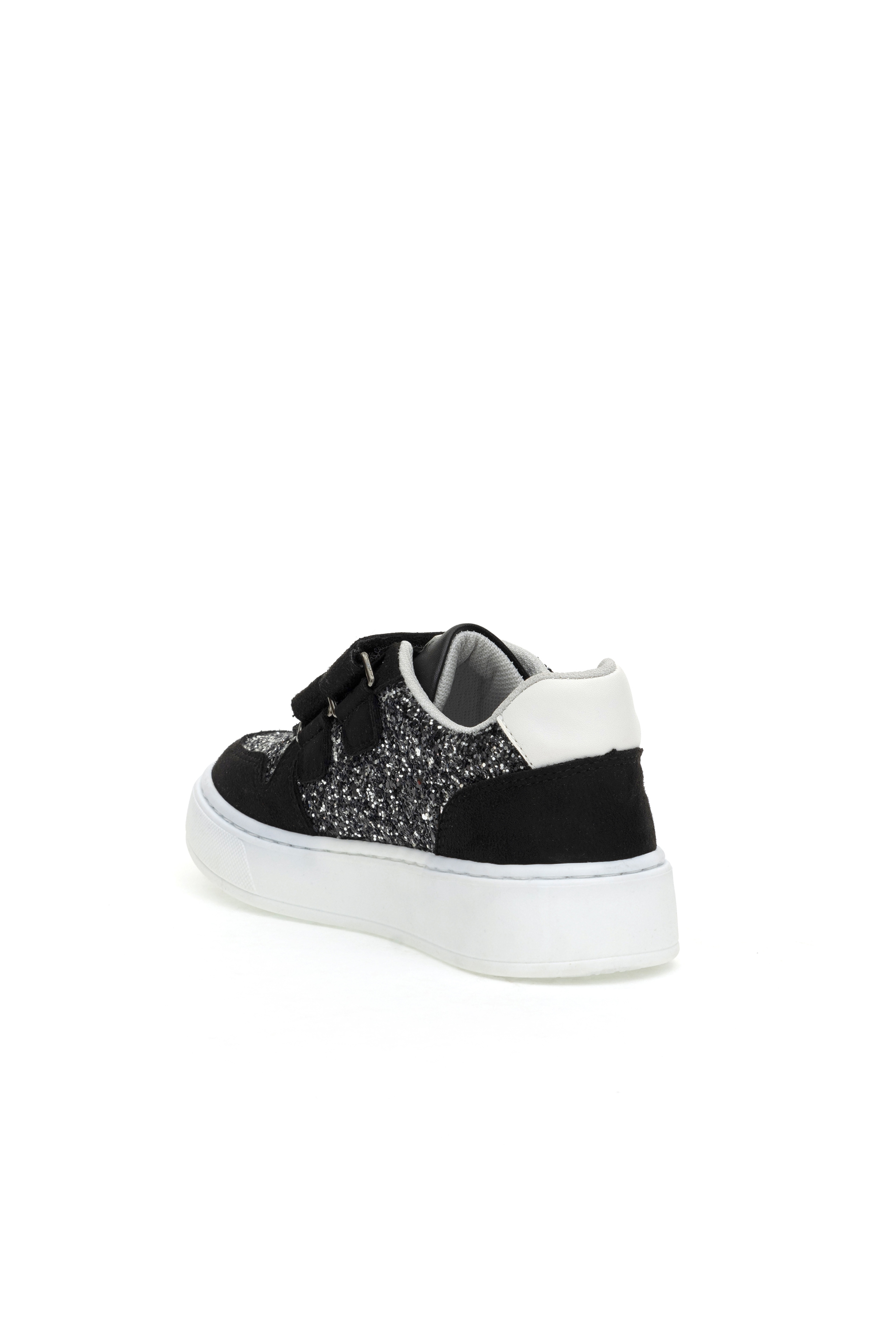 Kız Çocuk Siyah Simli Sneaker Ayakkabı