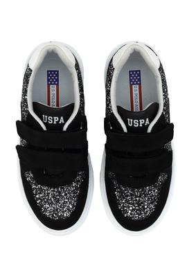 Kız Çocuk Siyah Simli Sneaker Ayakkabı - 50315552063