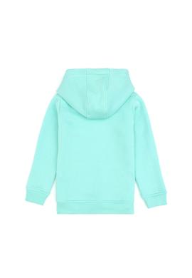 Kız Çocuk Mint Kapüşonlu Şardonlu Basic Sweatshirt - 50314311109