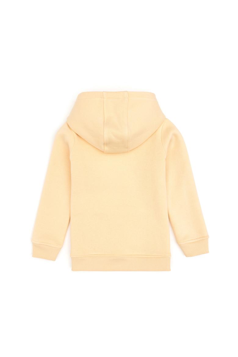 Kız Çocuk Kavun Kapüşonlu Şardonlu Basic Sweatshirt - 50314311013
