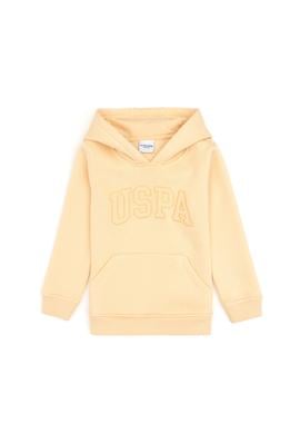 Kız Çocuk Kavun Kapüşonlu Şardonlu Basic Sweatshirt - 50314311013