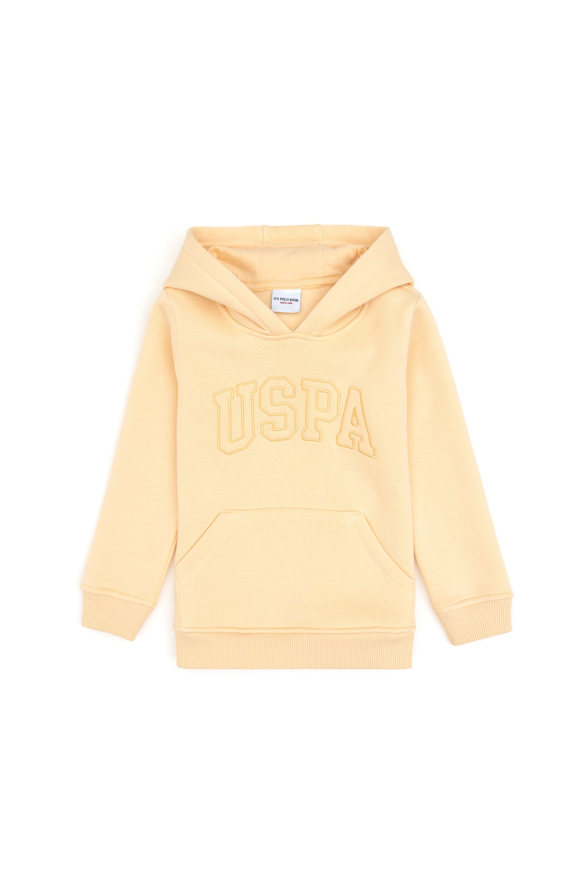 Kız Çocuk Kavun Kapüşonlu Şardonlu Basic Sweatshirt - Image 4