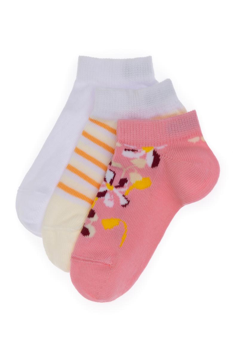 Kız Çocuk 3'lü Patik Çorap