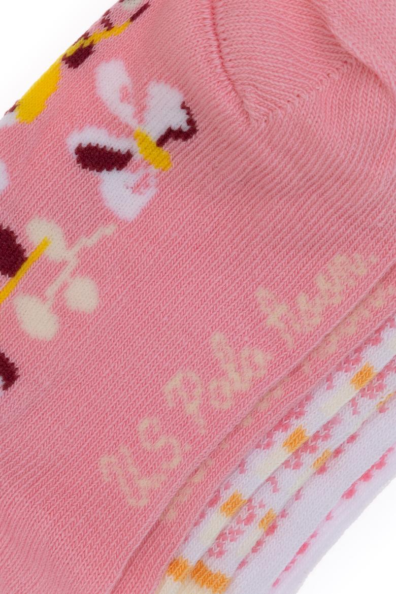 Kız Çocuk 3'lü Patik Çorap - 50304459006