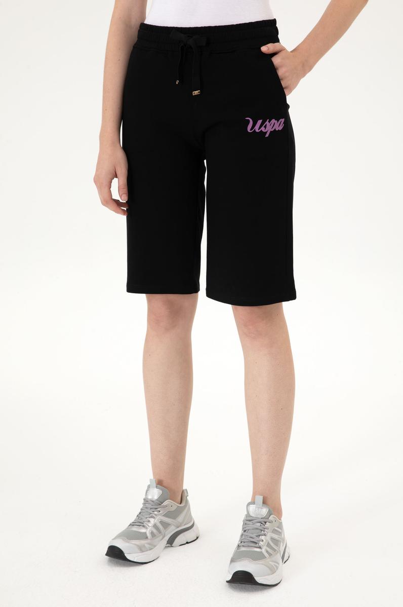 Kadın Siyah Örme Şort