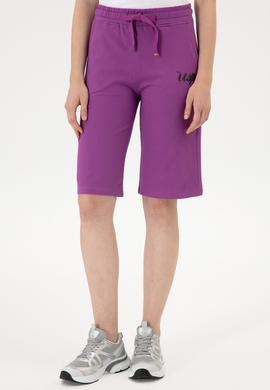 Kadın Menekşe Örme Şort - 50307841023