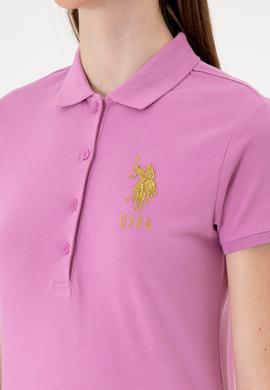 Kadın Fuşya Basic Tişört - 50300883077