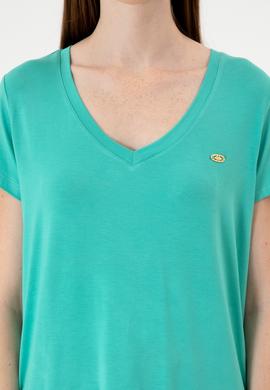 Kadın Mint Basic Tişört - 50300829103