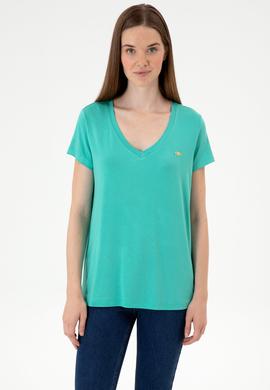 Kadın Mint Basic Tişört - 50300829103