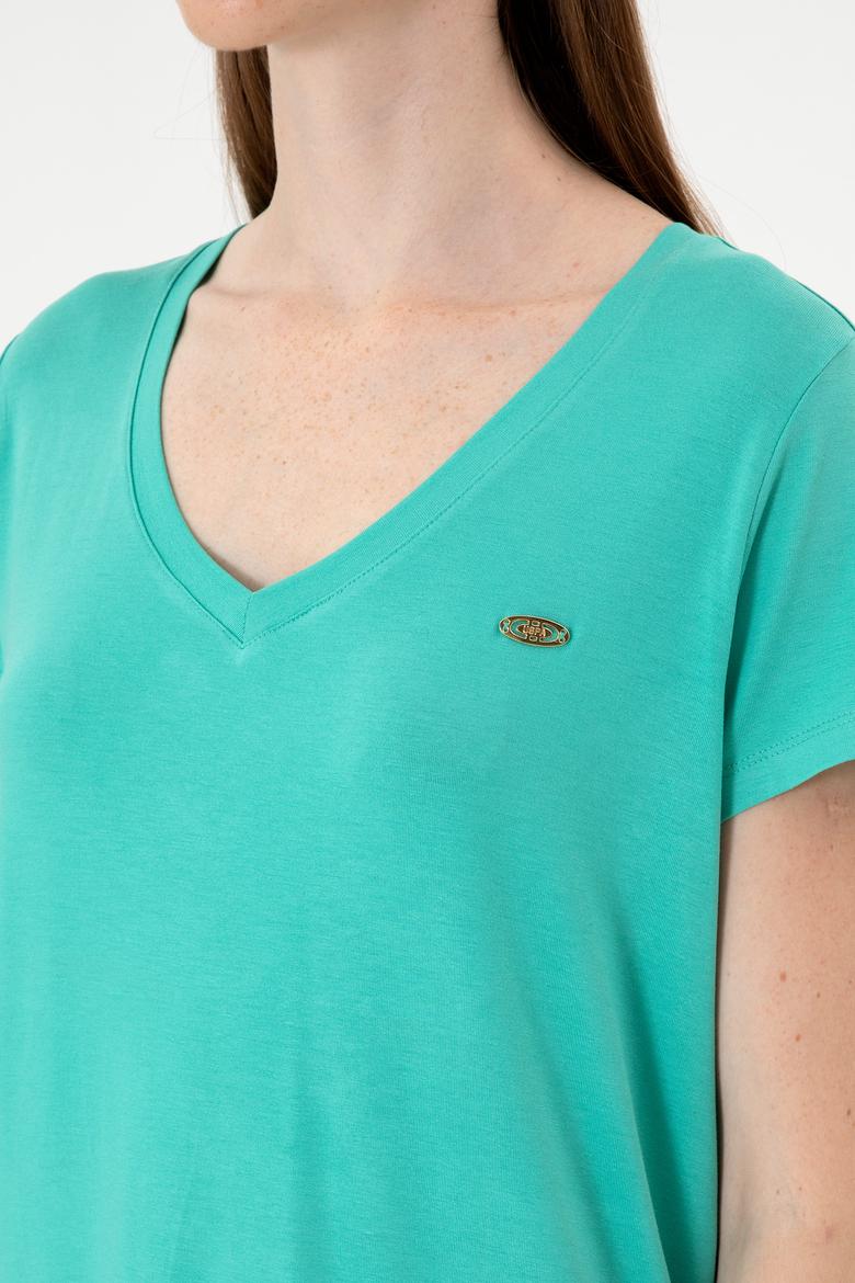 Kadın Mint Basic Tişört - 50300829103