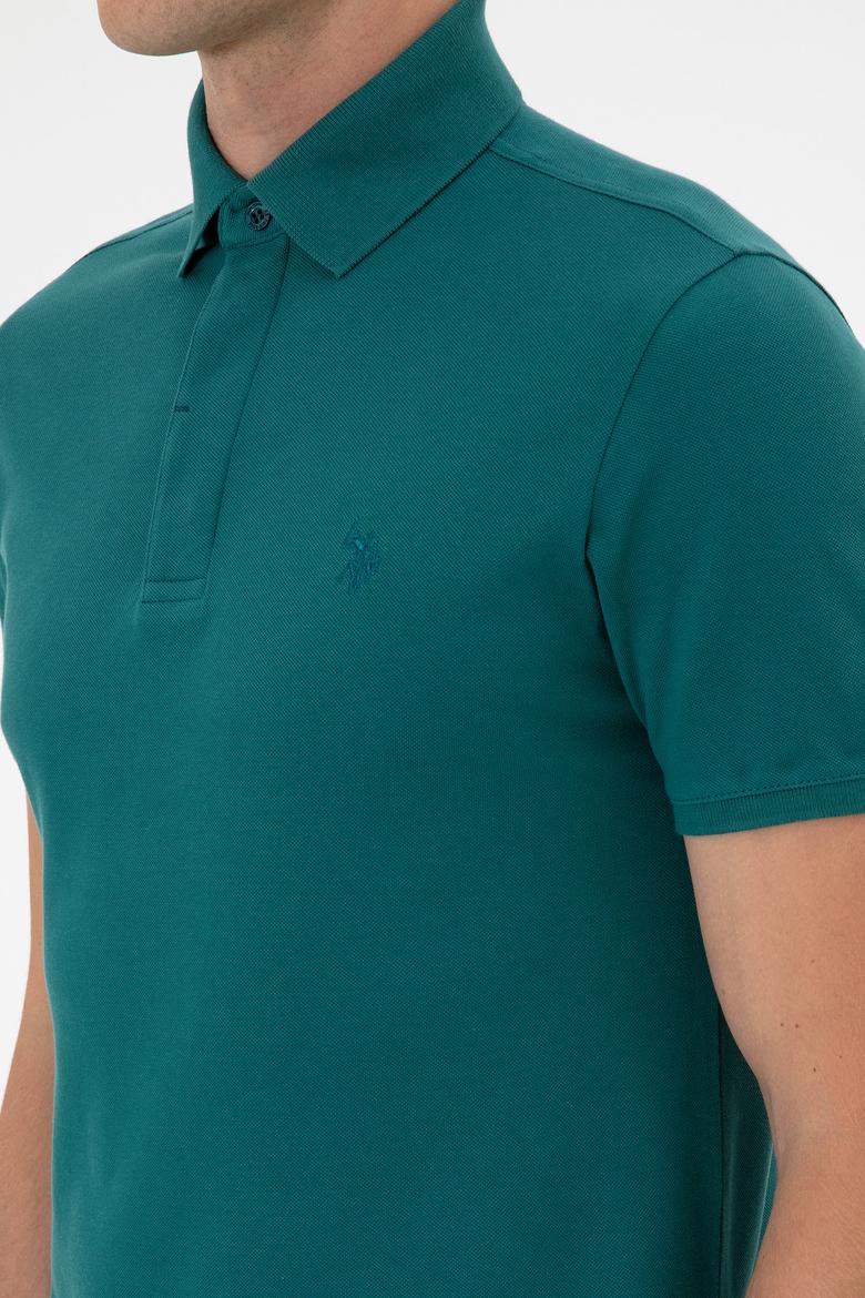 Erkek Koyu Yeşil Basic Tişört - 50306015028