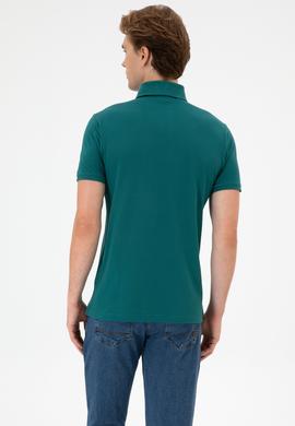 Erkek Koyu Yeşil Basic Tişört - 50306015028