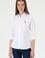 Kadın Beyaz Uzun Kollu Basic Gömlek