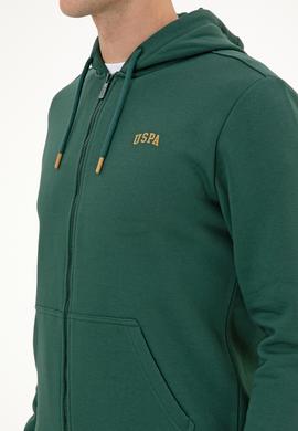 Erkek Regular Fit Koyu Yeşil Şardonlu Örme Hırka - 50313755051