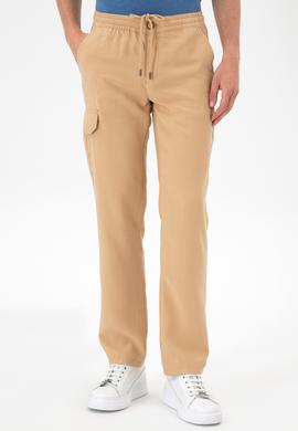 Erkek Camel Kanvas Pantolon - 50300441088
