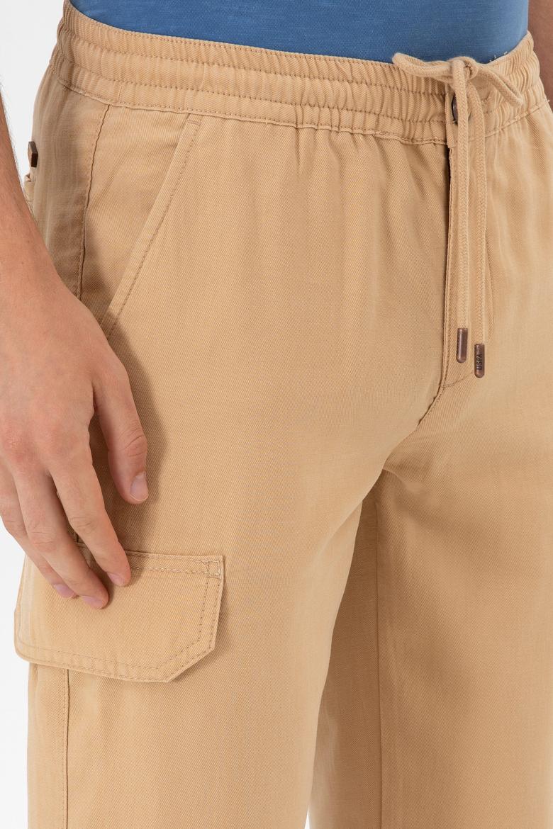 Erkek Camel Kanvas Pantolon - 50300441088