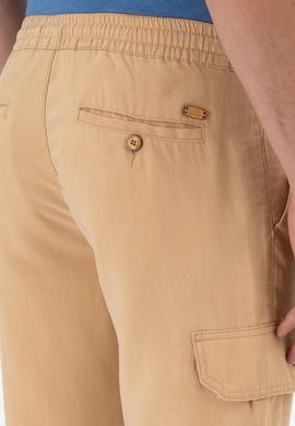 Erkek Camel Kanvas Pantolon - 50300441088
