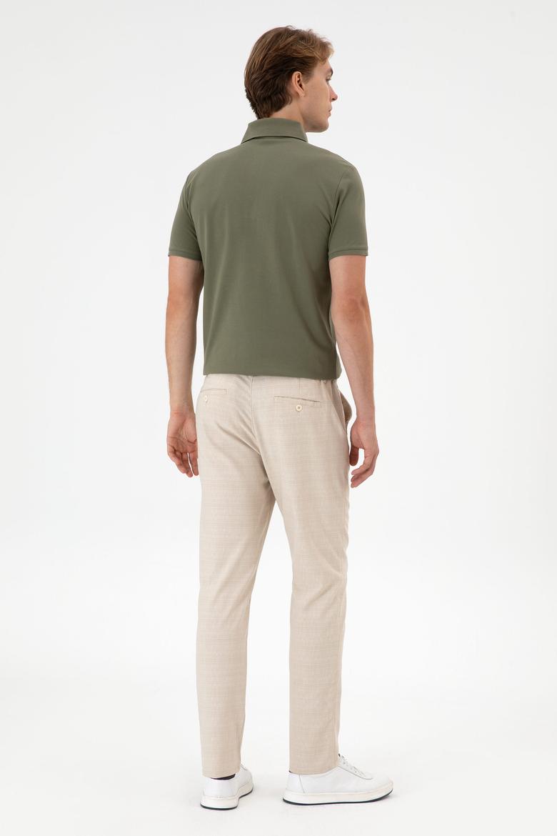 Erkek Camel Kanvas Pantolon - 50300438149