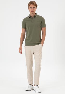 Erkek Camel Kanvas Pantolon - 50300438149