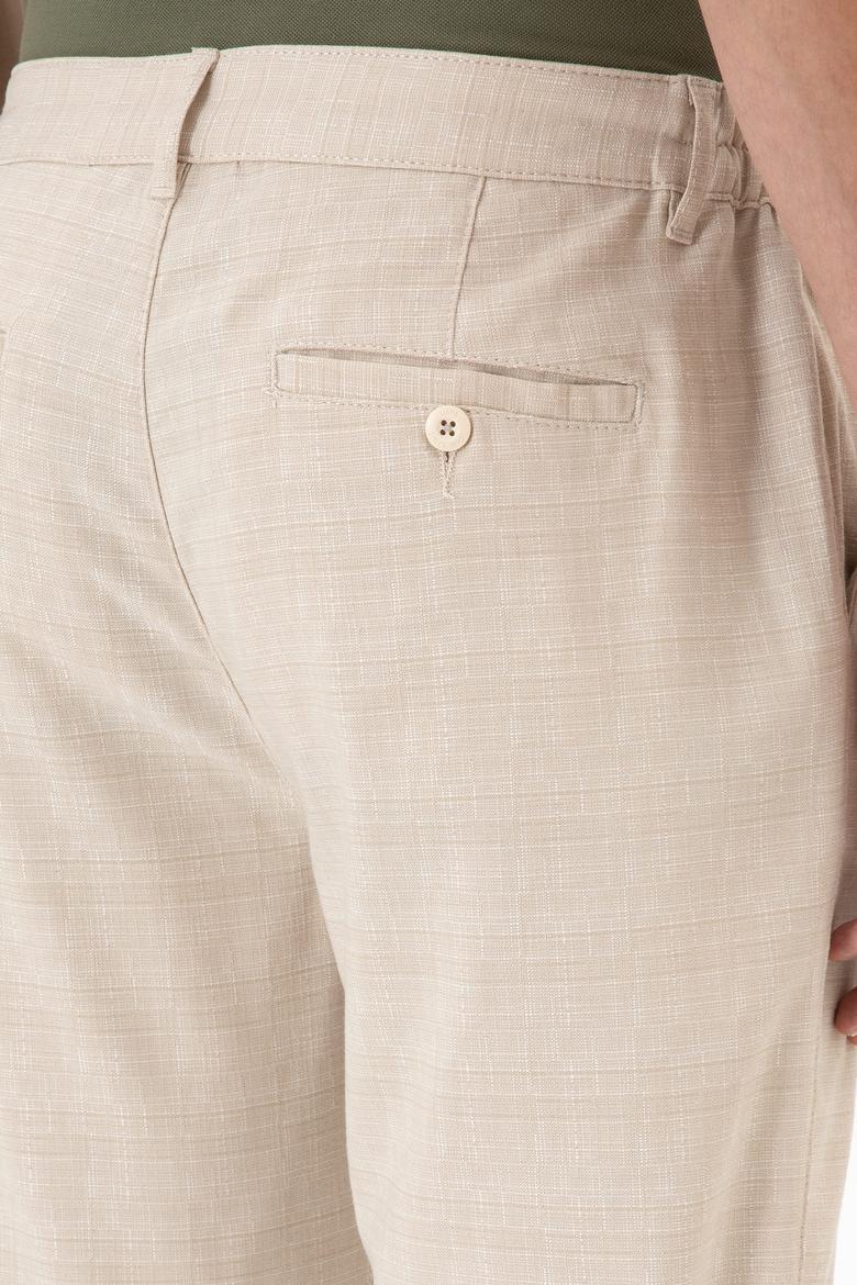 Erkek Camel Kanvas Pantolon - 50300438149