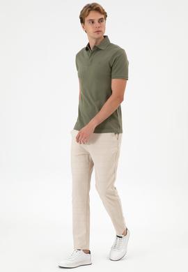 Erkek Camel Kanvas Pantolon - 50300438149