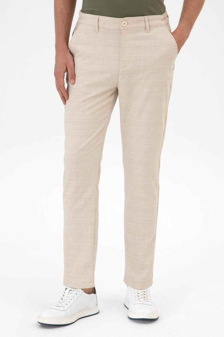 Erkek Camel Kanvas Pantolon - 50300438149