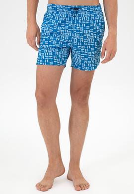 Erkek Kobalt Mavi Deniz Şortu - 50299769004