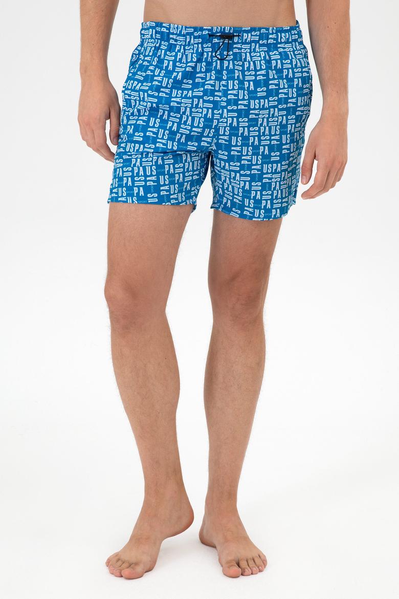 Erkek Kobalt Mavi Deniz Şortu - 50299769004